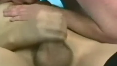 Vintage couple engulfing And pounding action