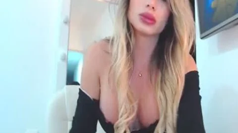 lovely Curvy Lovense shemale On webcam, Part 9