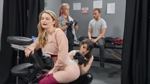 Trans Harder: Busty Babe gets More than a Tattoo