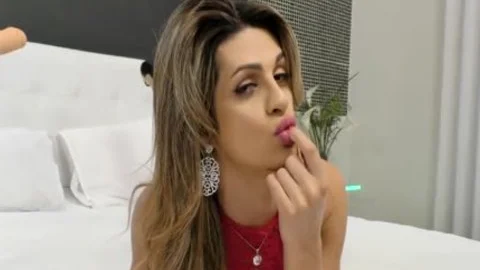 Sultry shelady Janaina Carvalho disrobes And bones Herself With A dildo