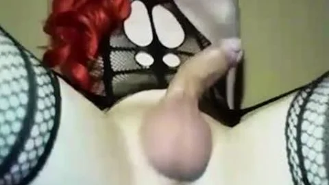 Redhead ladyboy Gives Us A filthy Solo Masturbation