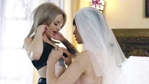 TransFixed - Korra Del Rio in her lingerie pussy licking