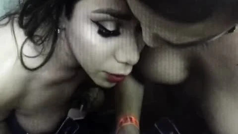 Young having fun with big cock guy