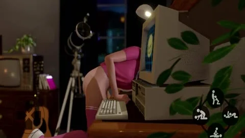 Two gals Turned Into lady-mans - 3D Futanari Animation clip