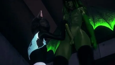 Furry Yaoi 3D - darksome Cat oral joy To Dragon