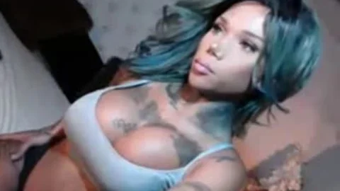 lovely thick Columbian shemale Shows Off