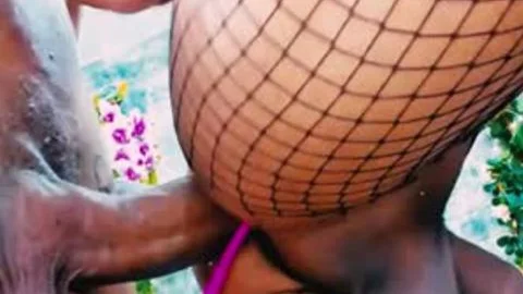 Biggest Colombian black tranny penis In History hammers