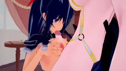 Overload X DxD: Futa Albedo bang Futa Akeno