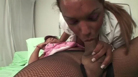 TRV666: Twin Titted Tranny Takes It Deep