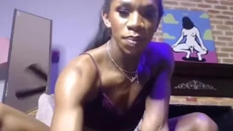 Epic ebon shemale Foot Self sucking cam By