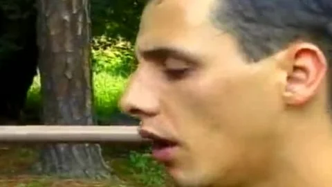 Skinny boy Strokes rod while Riding Schloeng Of slutty blond sheboy Renata Davila On The Backyard