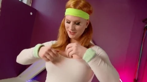 TransAngels - Evie Envy wearing shorts and big dick guy