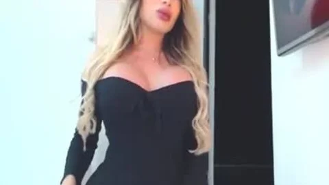 lusty Curvy Lovense shemale On web camera Part 7 033059