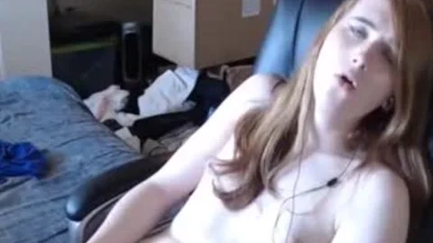 lovely Redhead Femboy Jerks large penis