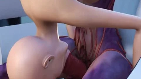 Sci-fi Theme. Hell Princess bonks A young Sex serf In The Mystical Cave On The Exoplanet