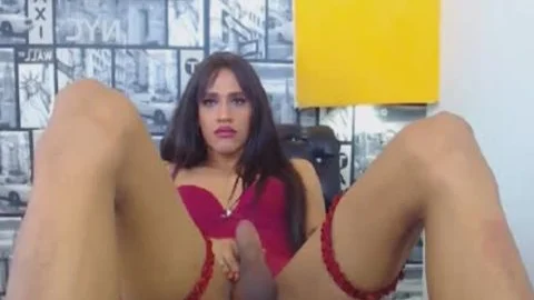 Columbian tgirl cook jerking Camshow