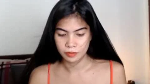 stunning lady-man Pinay chick Masturbating On cam