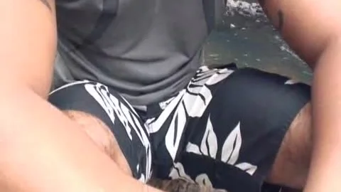 guy gets Barebacked By tranny In The Woods