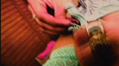 tasty brunette In underware Satisfies two lucky boys In Their Shop