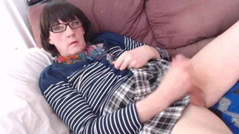 Geeky ballsy Homely girl