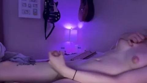 Seductive Transgirl Stroking Her unbending weenie