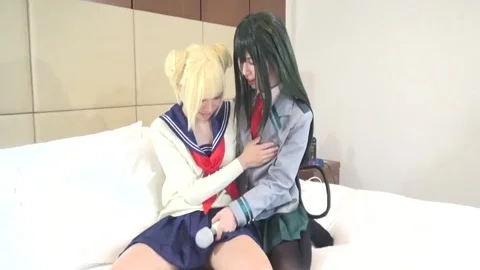 [PCL036] Toga And Tsuyu Cosplay Trap plow