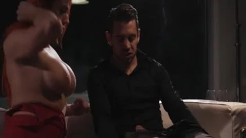 excited guy Enjoys Grinding On Transbabe Aspen Brooks Top In Cowgirl