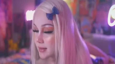 blond 18YO TS butthole sex toy fucking
