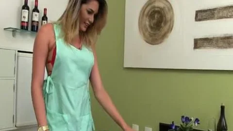 lady-man Bella Atrix Stuffs Vegetables Up Her anal