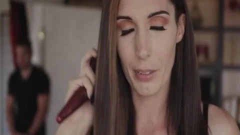 Stepson Throated And Analed His lustful tranny Stepmother