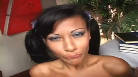 Petite shemale Shared between bangers