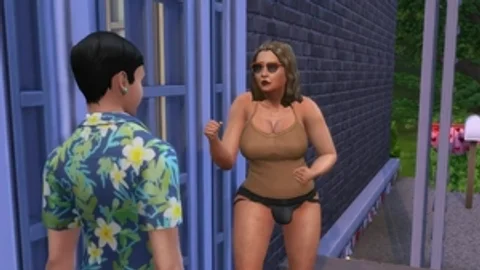 sexy daddy Trans Woman Wants Her fresh neighbor - WickedWhims