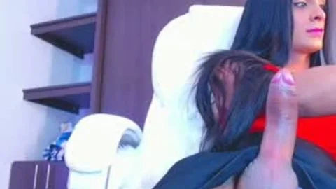 latin chick sheboy Handling Her large penis