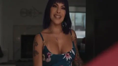 brunette And Tattooed Tbabe Foxxy Sucks And bonks The Plumbers ramrod