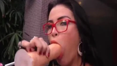 lady-man Agatha Melo Has Her arse Filled With A big sex tool